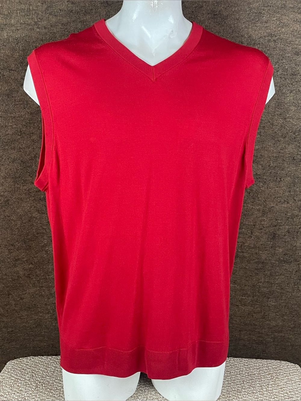 Daniel Cremieux Sweater Men’s 2XL Merino Washable Wool Golf Sleeveless NWT 351